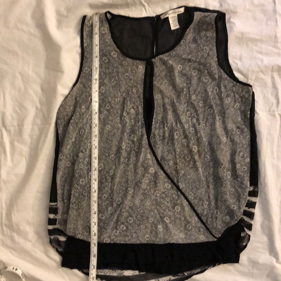 Kenneth Cole sleeveless top in black, s/p - Picture 4 of 6